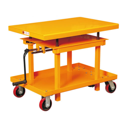 冠航簡易手動絲桿升降平臺搬運車（GH0730）